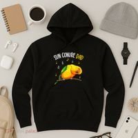 Sun Conure Dad Funny Parrot Bird Lover Hoodie thumb 3