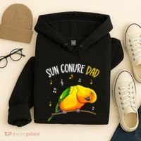 Sun Conure Dad Funny Parrot Bird Lover Hoodie thumb 4