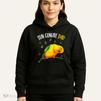 Sun Conure Dad Funny Parrot Bird Lover Hoodie thumb 5