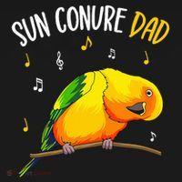 Sun Conure Dad Funny Parrot Bird Lover Apron thumb 3