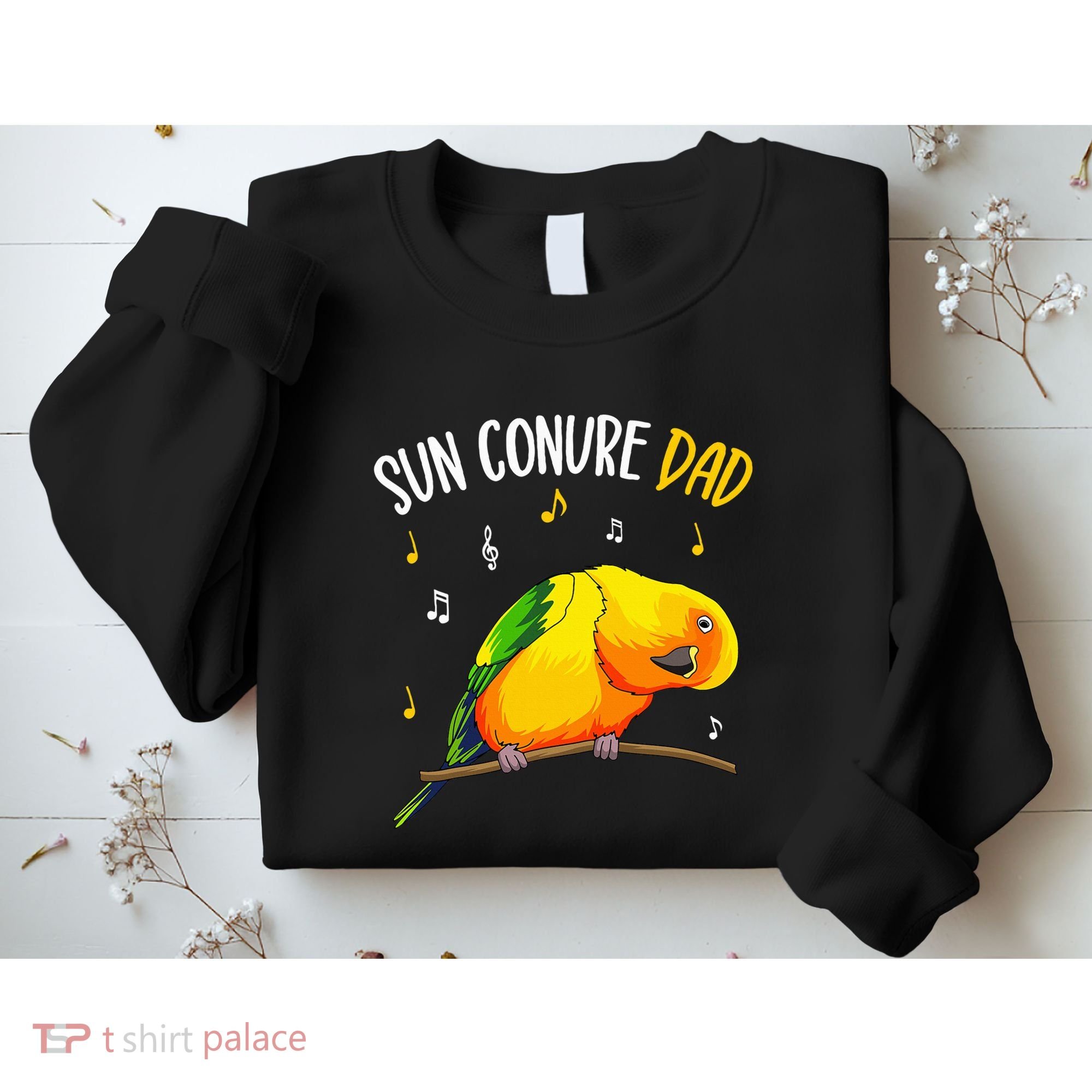 Sun Conure Dad Funny Parrot Bird Lover Sweatshirt