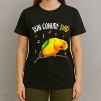 Sun Conure Dad Funny Parrot Bird Lover T-Shirt thumb 4