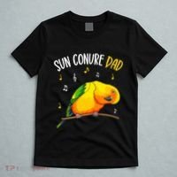 Sun Conure Dad Funny Parrot Bird Lover T-Shirt thumb 5