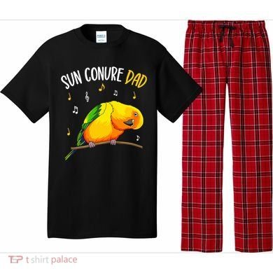 Sun Conure Dad Funny Parrot Bird Lover Pajama Set