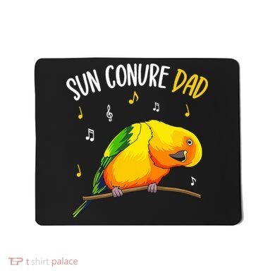 Sun Conure Dad Funny Parrot Bird Lover Mousepad
