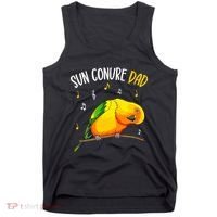 Sun Conure Dad Funny Parrot Bird Lover Tank Top thumb 0