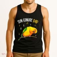 Sun Conure Dad Funny Parrot Bird Lover Tank Top thumb 3
