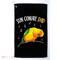 Sun Conure Dad Funny Parrot Bird Lover Golf Towel thumb 0