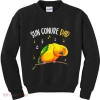 Sun Conure Dad Funny Parrot Bird Lover Kids Sweatshirt thumb 0