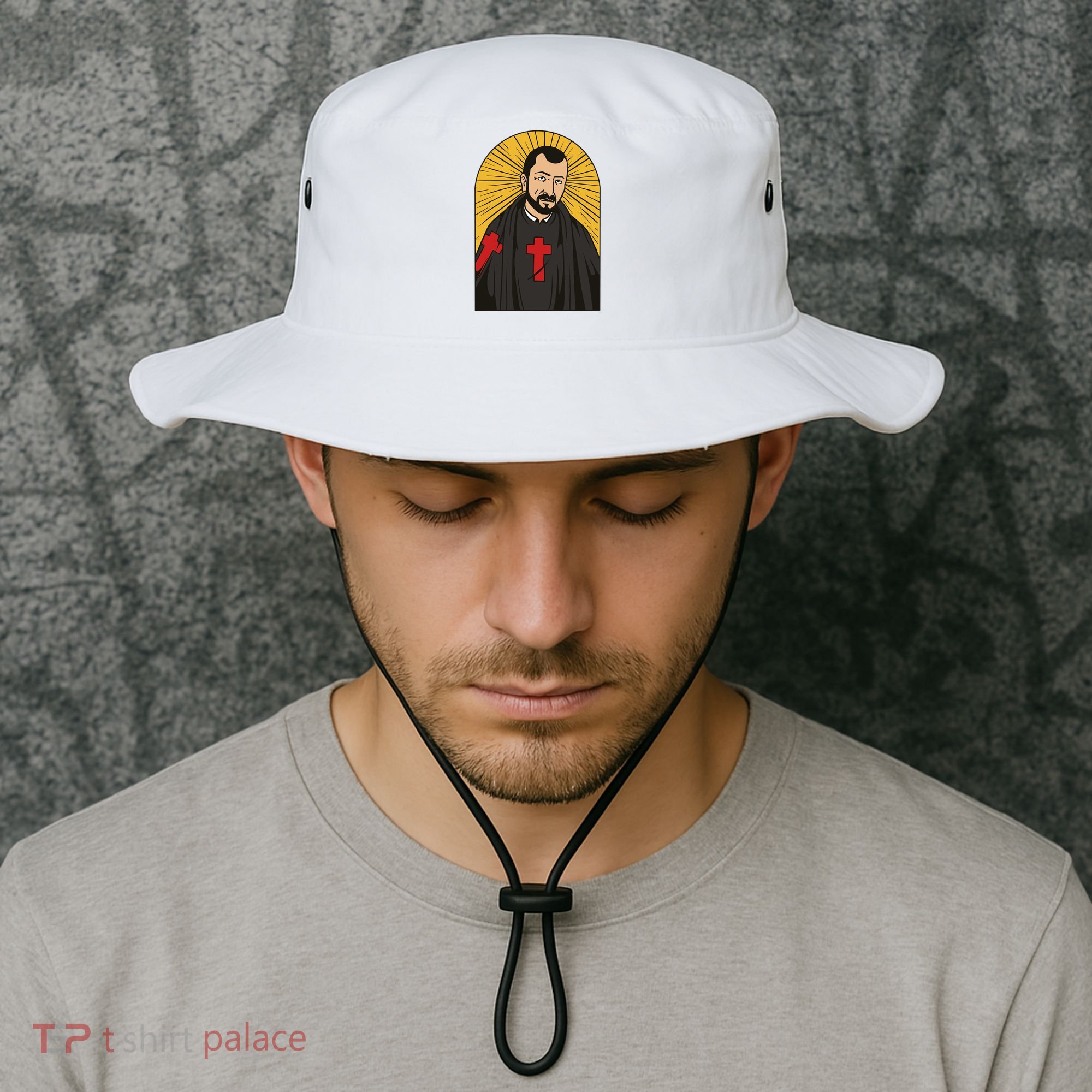 Saint Camille De Lellis Bucket Hat