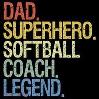 Softball Coach Dad Gift Pajama Set thumb 2