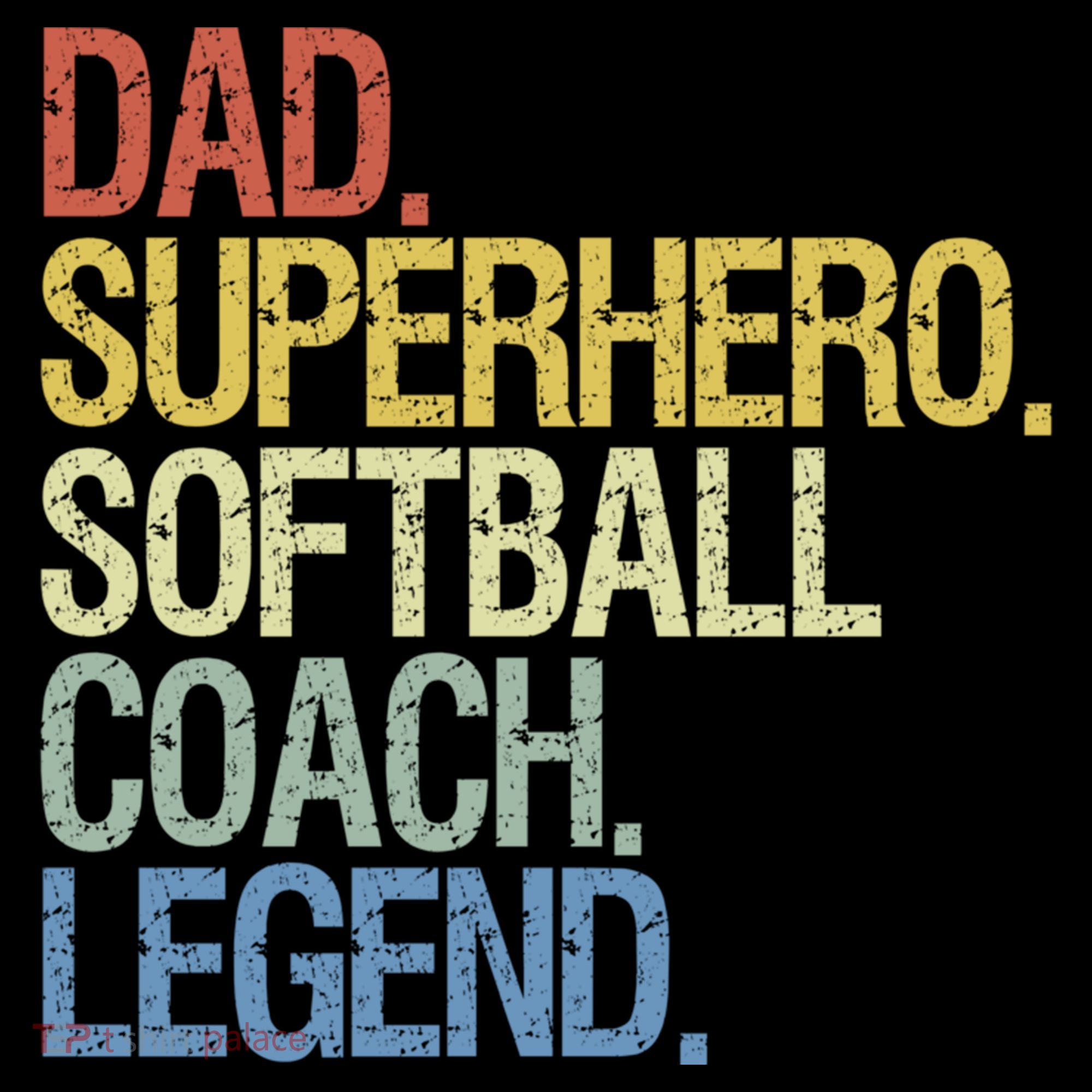 Softball Coach Dad Gift Pajama Set