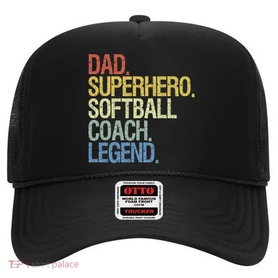 Softball Coach Dad Gift Hat