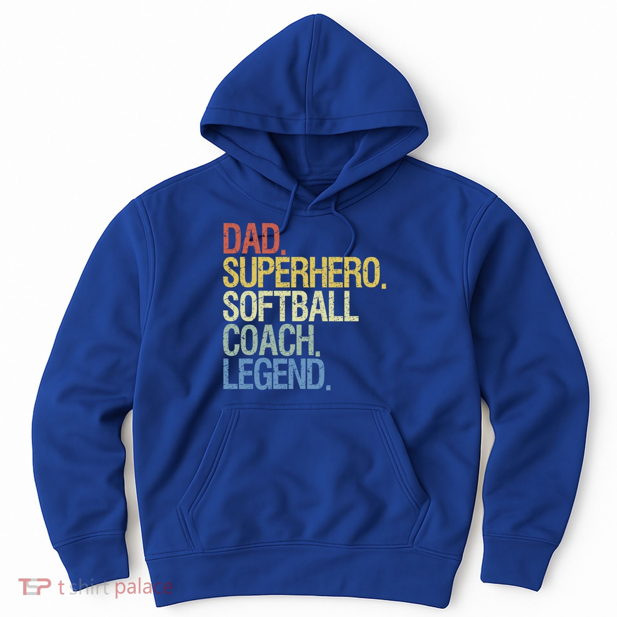 Softball Coach Dad Gift Hoodie