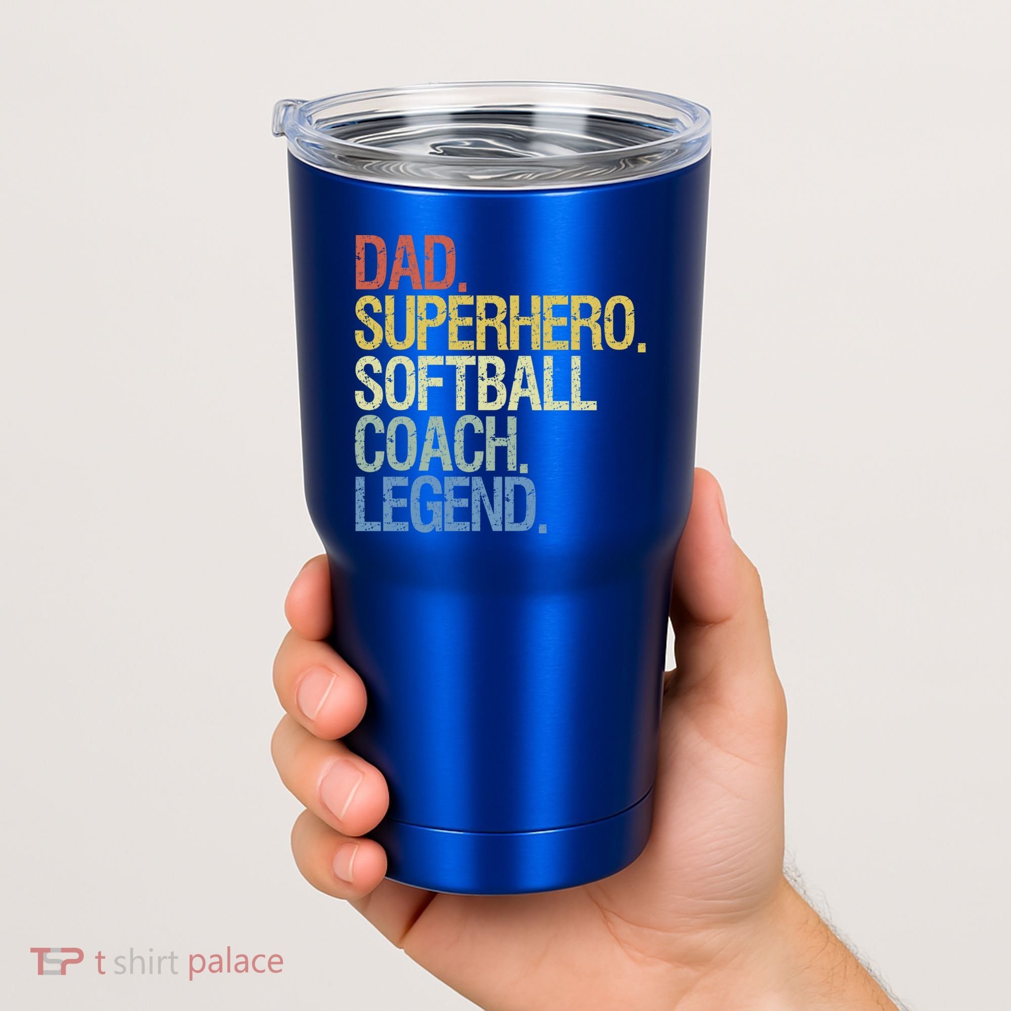 Softball Coach Dad Gift Tumbler