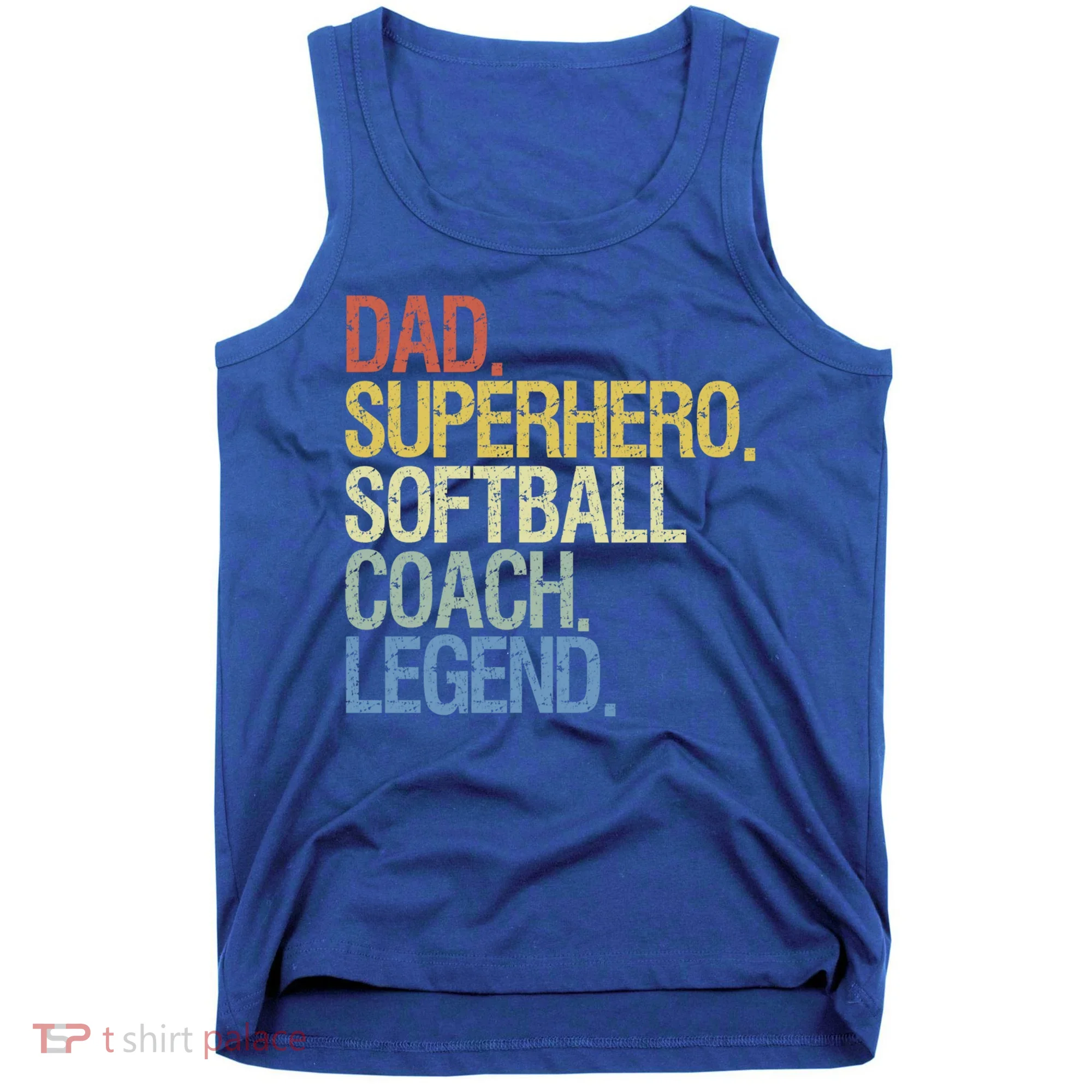 Softball Coach Dad Gift Tank Top