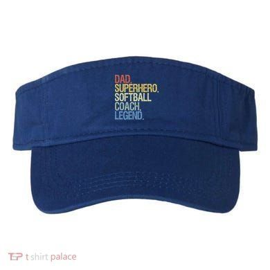 Softball Coach Dad Gift Visor