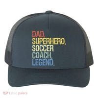 Soccer coach dad Yupoong Adult 5-Panel Trucker Hat thumb 0