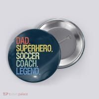 Soccer coach dad Button thumb 0