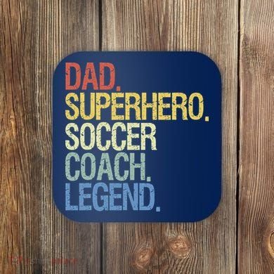 Soccer coach dad Coaster
