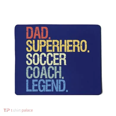 Soccer coach dad Mousepad