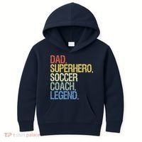 Soccer coach dad Kids Hoodie thumb 0