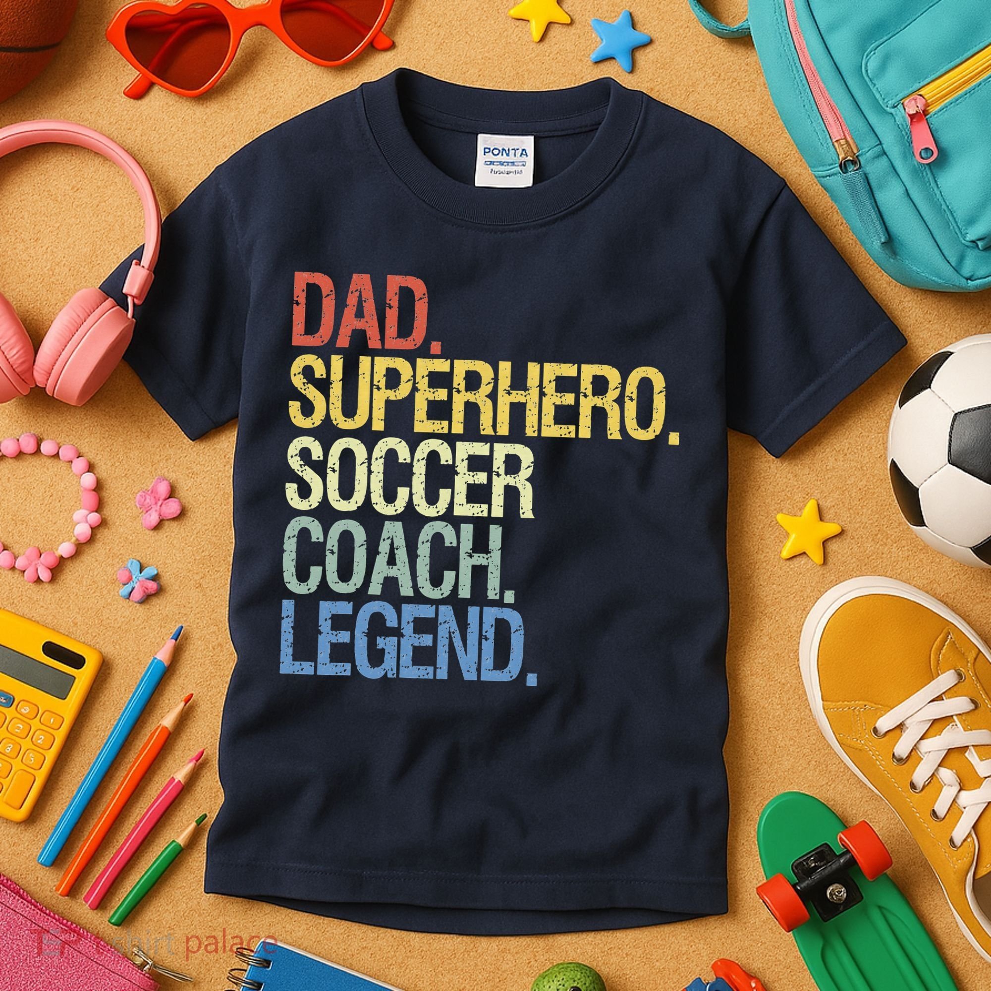 Soccer coach dad Kids T-Shirt