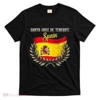 Santa Cruz De Tenerife Spain Flag Spanish City Vacation T-Shirt thumb 0