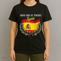 Santa Cruz De Tenerife Spain Flag Spanish City Vacation T-Shirt thumb 4
