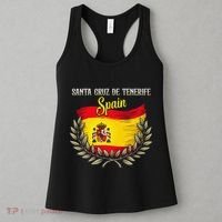 Santa Cruz De Tenerife Spain Flag Spanish City Vacation Women's Tank Top thumb 3