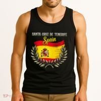 Santa Cruz De Tenerife Spain Flag Spanish City Vacation Tank Top thumb 3