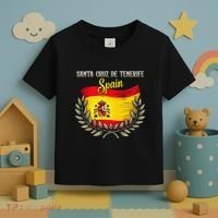 Santa Cruz De Tenerife Spain Flag Spanish City Vacation Toddler T-Shirt thumb 3