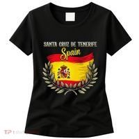 Santa Cruz De Tenerife Spain Flag Spanish City Vacation Women's T-Shirt thumb 0