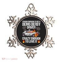 Smashing Cars Demolition Derby Quote For A Demo Derby Driver Ornament thumb 0