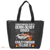 Smashing Cars Demolition Derby Quote For A Demo Derby Driver Tote Bag thumb 0