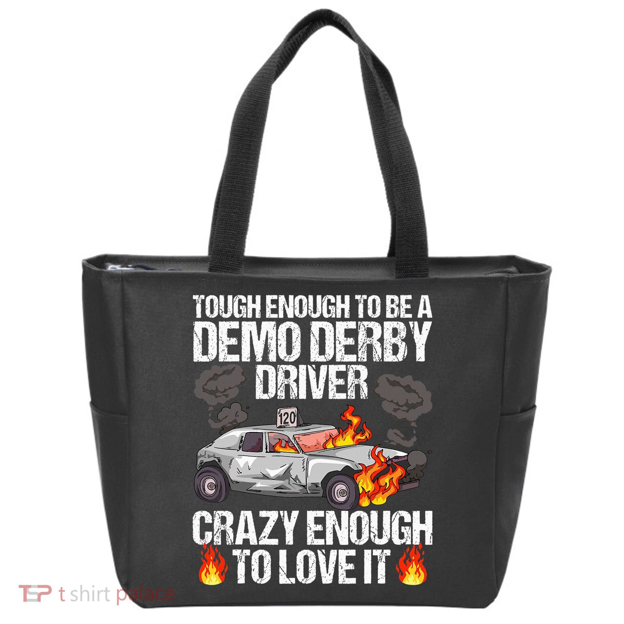 Smashing Cars Demolition Derby Quote For A Demo Derby Driver Tote Bag