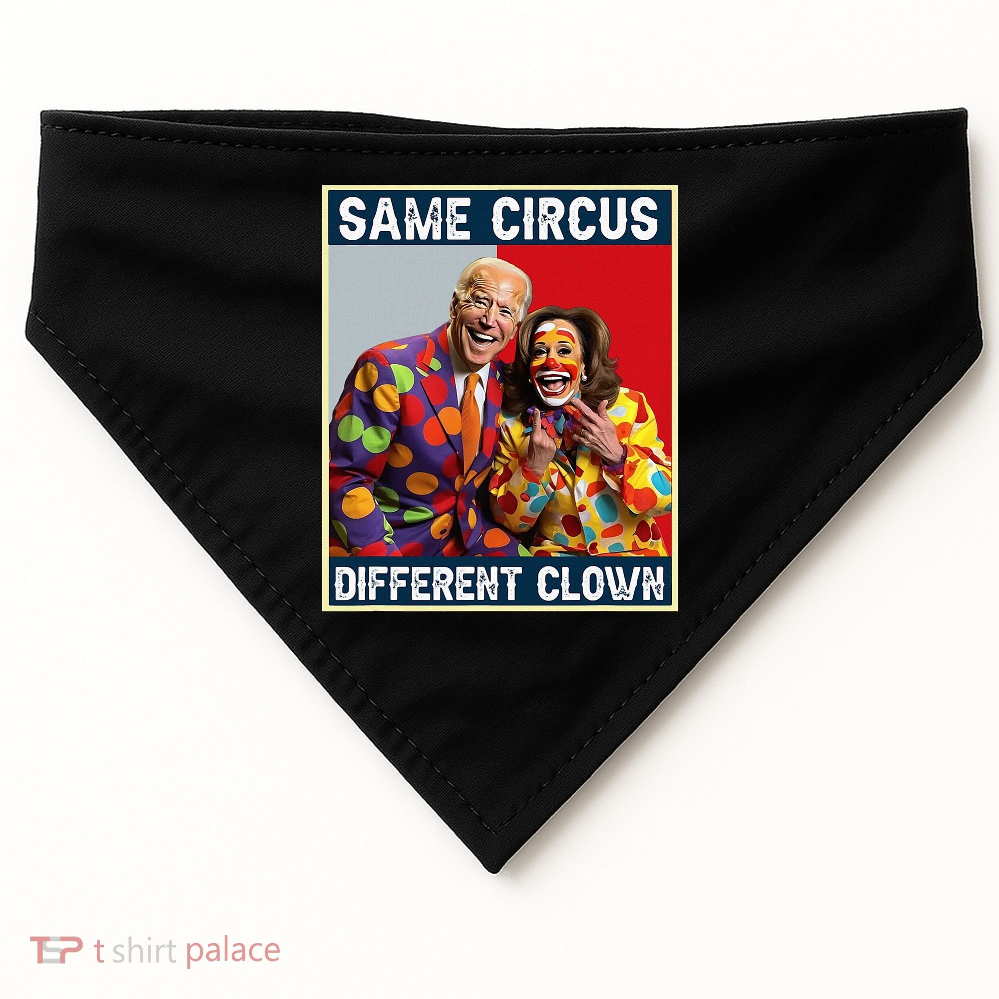 Same Circus Different Clown USA-Made Doggie Bandana