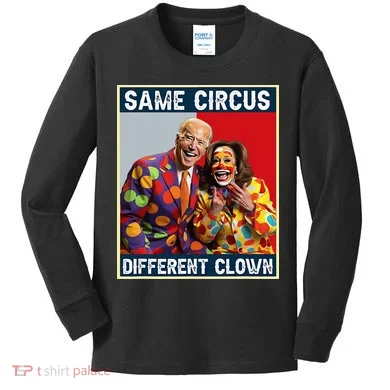 Same Circus Different Clown Kids Long Sleeve Shirt