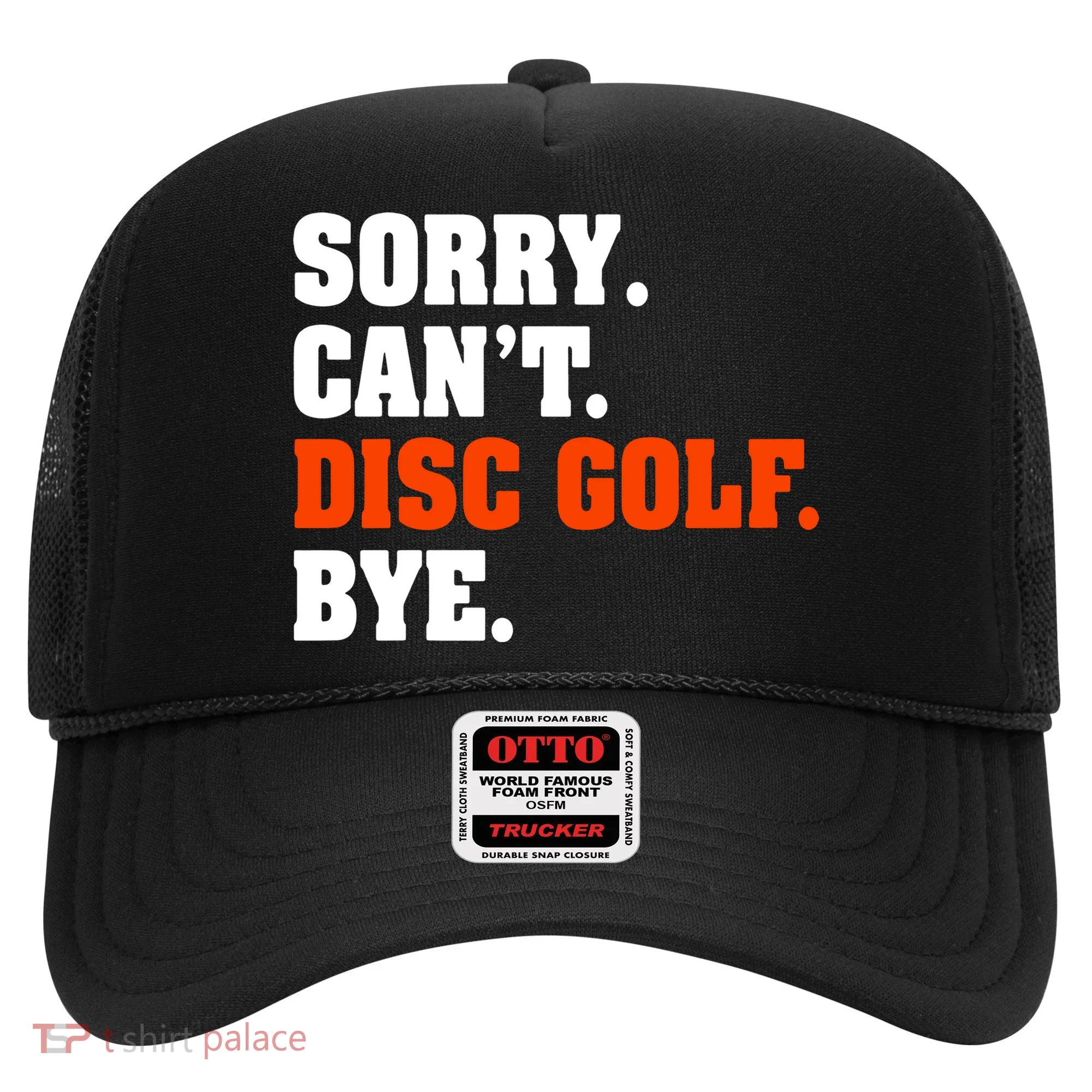 Sorry Cant Disc Golf Bye Hat