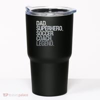 Soccer Coach Dad Tumbler thumb 0