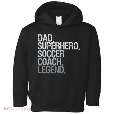 Soccer Coach Dad Toddler Hoodie