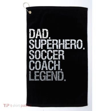 Soccer Coach Dad Golf Towel