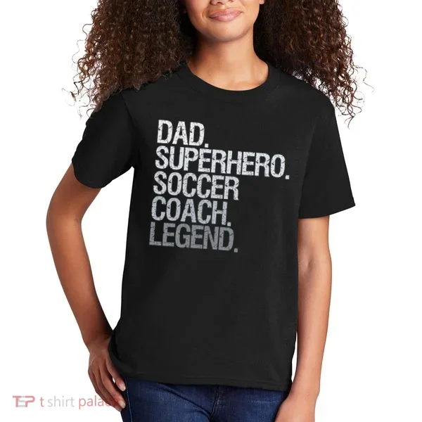 Soccer Coach Dad Kids T-Shirt