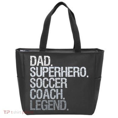 Soccer Coach Dad Tote Bag