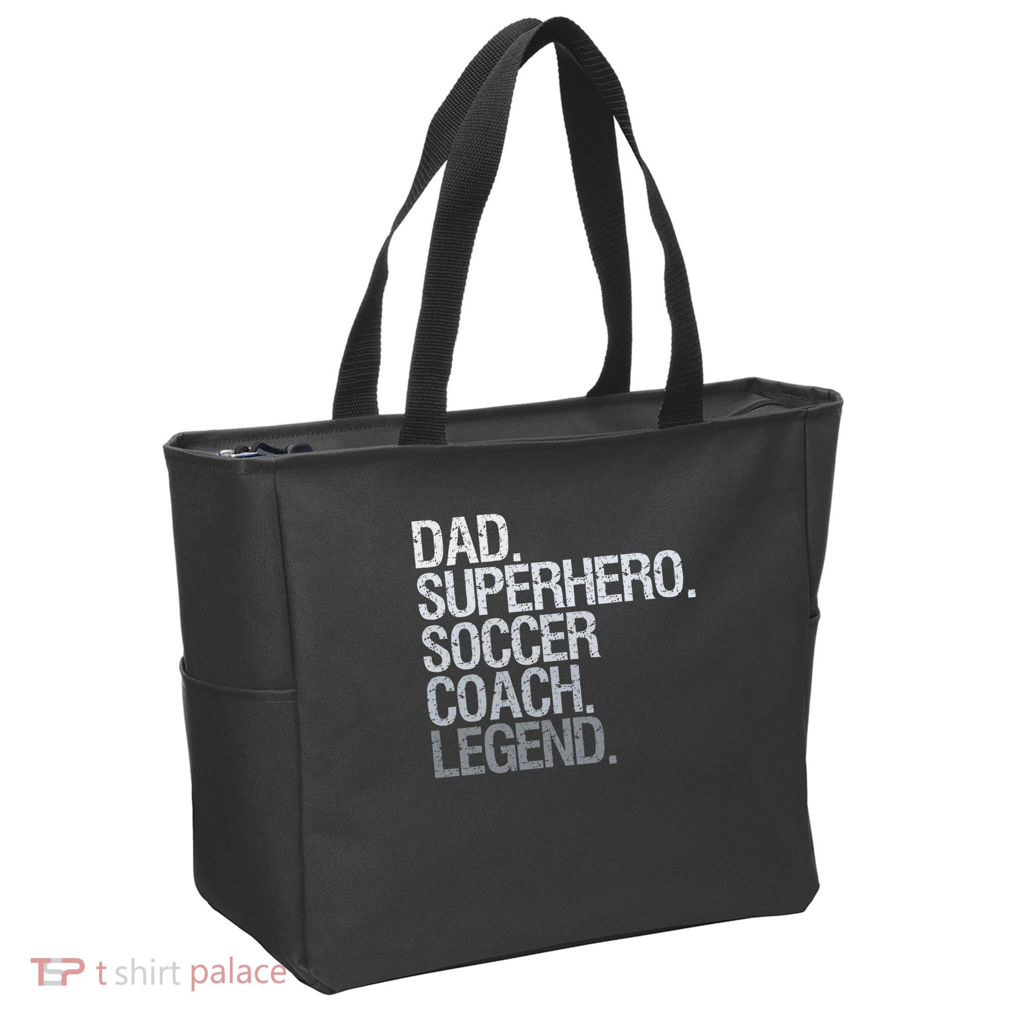 Soccer Coach Dad Tote Bag