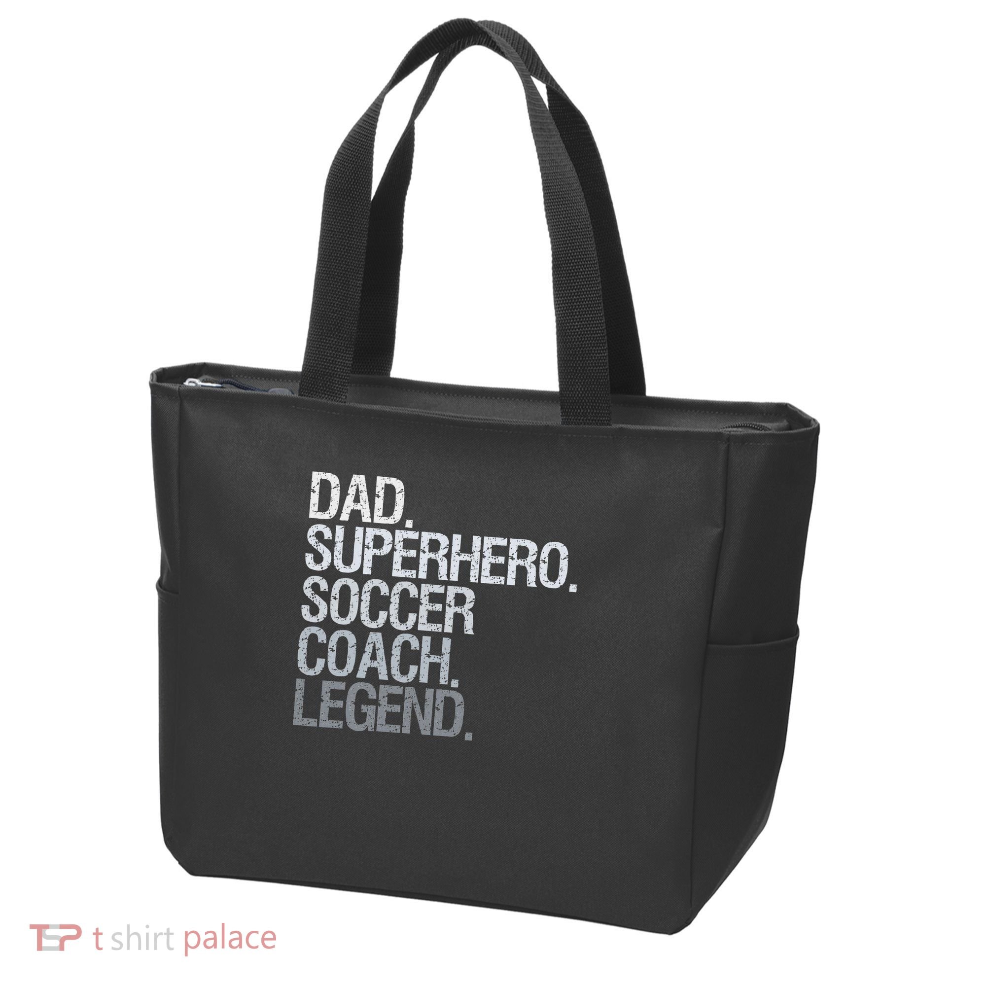 Soccer Coach Dad Tote Bag