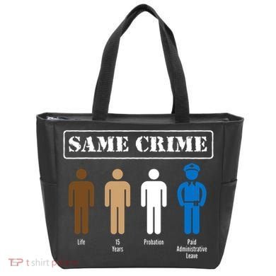 Same Crime Different Time Funny Satirical Tote Bag