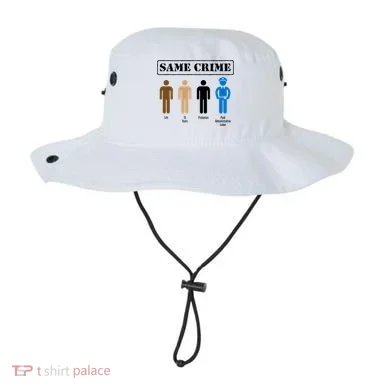 Same Crime Different Time Funny Satirical Bucket Hat