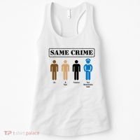 Same Crime Different Time Funny Satirical Women's Tank Top thumb 0