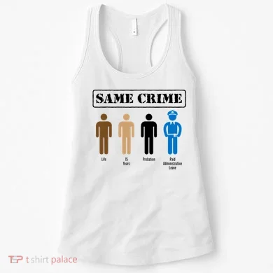Same Crime Different Time Funny Satirical Women's Tank Top